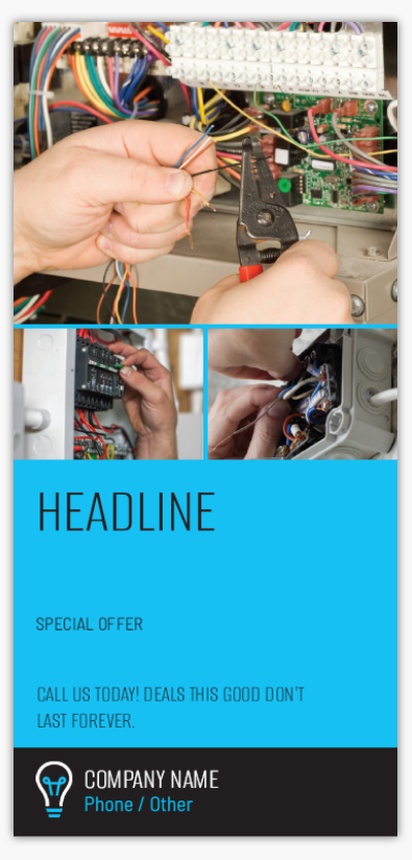 Design Preview for Design Gallery: Electricians Flyers, None DL