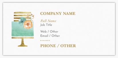 Design Preview for Design Gallery: Slim Business Cards