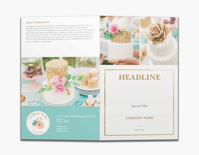 Design Preview for Design Gallery: Bakeries Custom Brochures, 8.5" x 11" Bi-fold