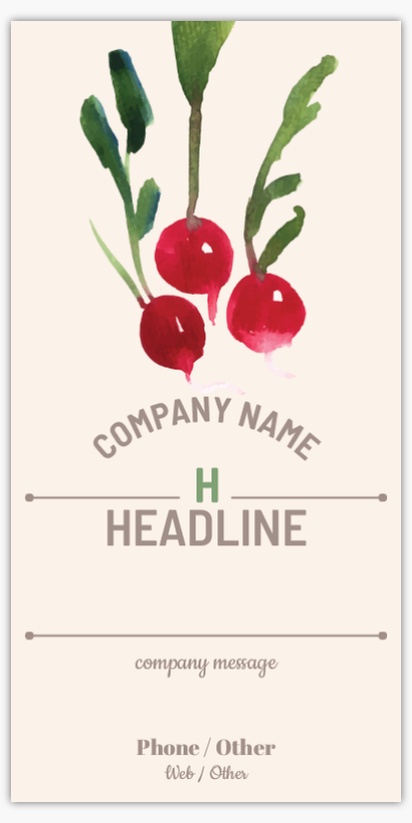 Design Preview for Design Gallery: Organic Food Stores Vinyl Banners, 122 x 244 cm