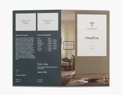 Design Preview for Design Gallery: Interior Design Custom Brochures, 8.5" x 11" Bi-fold
