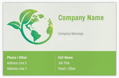 Design Preview for Design Gallery: Interest Groups Natural Uncoated Business Cards