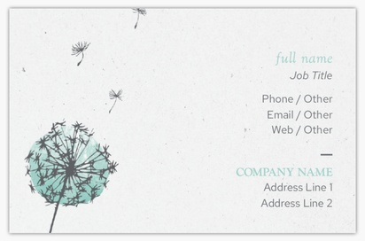 Design Preview for Design Gallery: Health & Wellness Ultra-Thick Business Cards, Standard (85 x 55 mm)