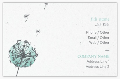 Design Preview for Design Gallery: Therapy Textured Uncoated Business Cards