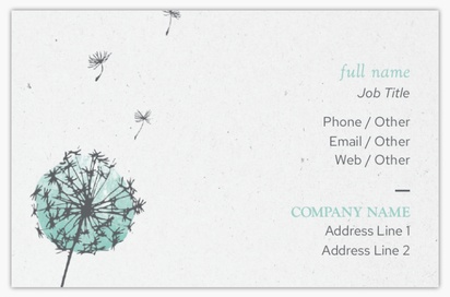 Design Preview for Design Gallery: Therapy Matte Business Cards
