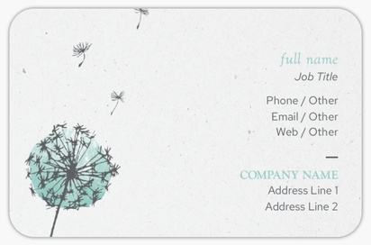 Design Preview for Design Gallery: Therapy Rounded Corner Business Cards, Rounded Standard (85 x 55 mm)