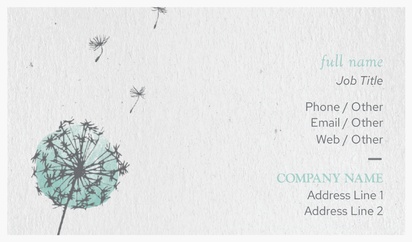 Design Preview for Design Gallery: Holistic & Alternative Medicine Natural Textured Business Cards