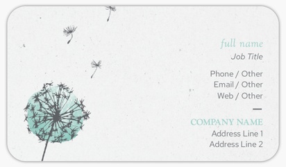 Design Preview for Holistic & Alternative Medicine Rounded Corner Business Cards Templates, Standard (3.5" x 2")