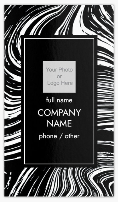 A photo job seeker black gray design for General Party with 1 uploads