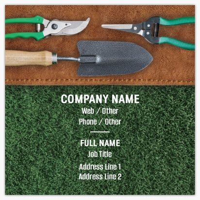 Design Preview for Design Gallery: Nature & Landscapes Square Business Cards