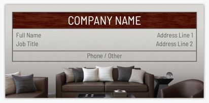 Design Preview for Design Gallery: Furniture & Home Goods Slim Business Cards