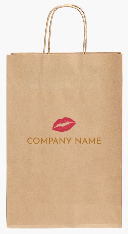 Design Preview for Design Gallery: Skin Care Paper Bags, 35.5 x 24 x 12 cm