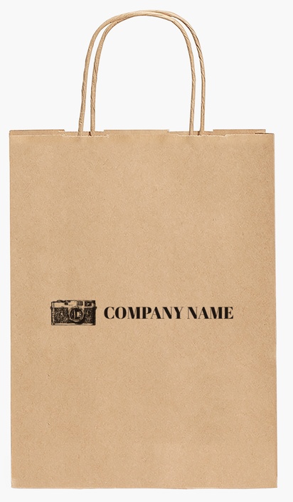 Design Preview for Design Gallery: Photography Paper Bags, 27.5 x 20.5 x 11 cm