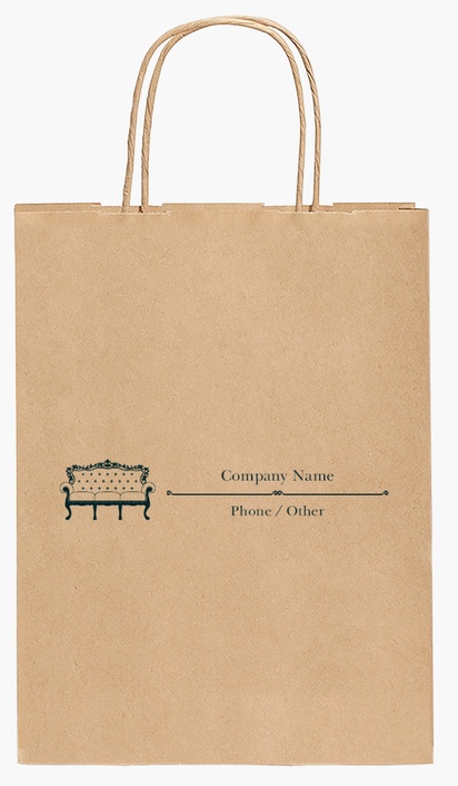Design Preview for Design Gallery: Antiques Paper Bags, 27.5 x 20.5 x 11 cm