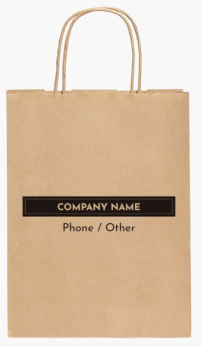 Design Preview for Design Gallery: Conservative Paper Bags, 27.5 x 20.5 x 11 cm