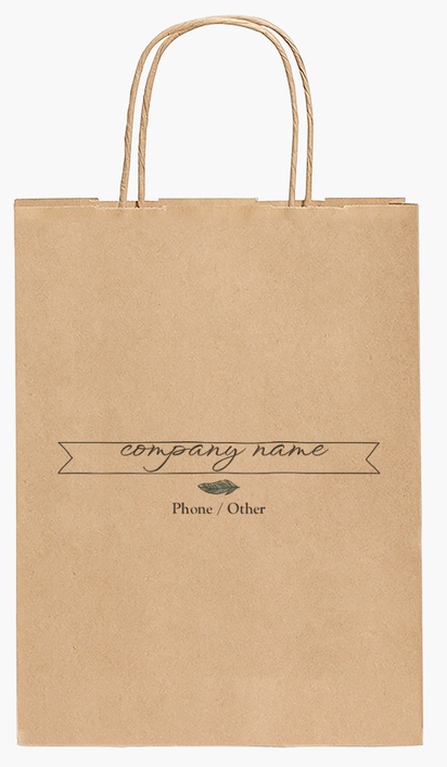 Design Preview for Design Gallery: Bags & Accessories Paper Bags, 27.5 x 20.5 x 11 cm