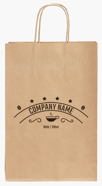 Design Preview for Design Gallery: Coffee Shops Paper Bags, 35.5 x 24 x 12 cm
