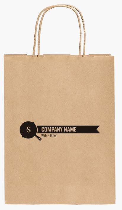 Design Preview for Design Gallery: Food Catering Paper Bags, 27.5 x 20.5 x 11 cm