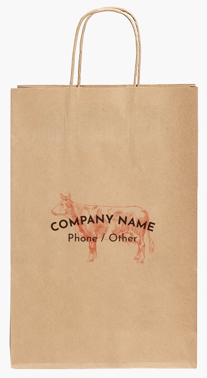 Design Preview for Design Gallery: Restaurants Paper Bags, 35.5 x 24 x 12 cm