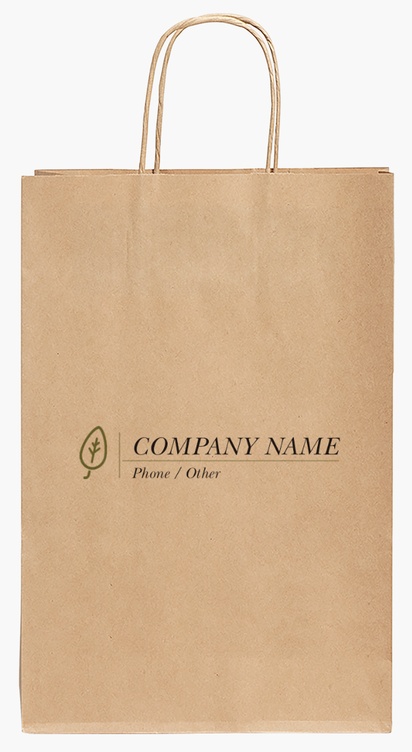 Design Preview for Design Gallery: Food & Beverage Paper Bags, 35.5 x 24 x 12 cm