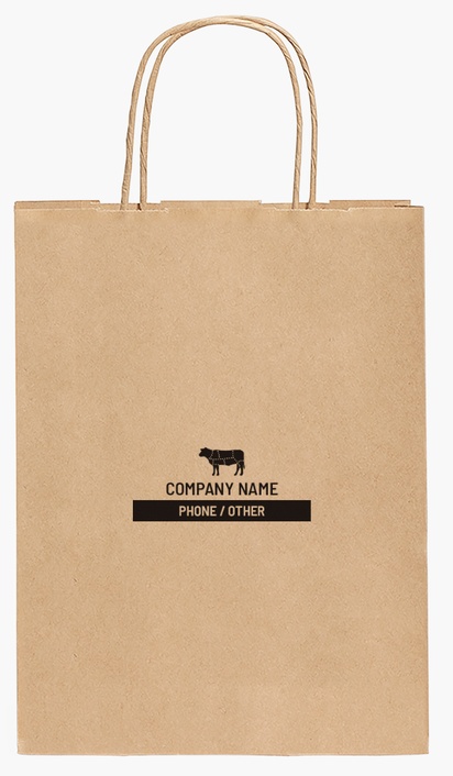 Design Preview for Design Gallery: Grocery Stores Paper Bags, 27.5 x 20.5 x 11 cm