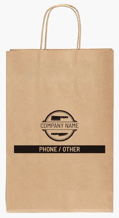 Design Preview for Design Gallery: Grocery Stores Paper Bags, 35.5 x 24 x 12 cm