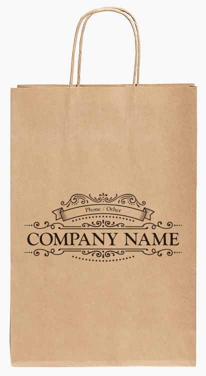 Design Preview for Design Gallery: Furniture & Home Goods Paper Bags, 35.5 x 24 x 12 cm