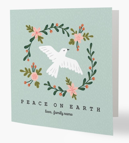 Design Preview for Design Gallery: Religious Greeting Cards, 14 x 14 cm Folded