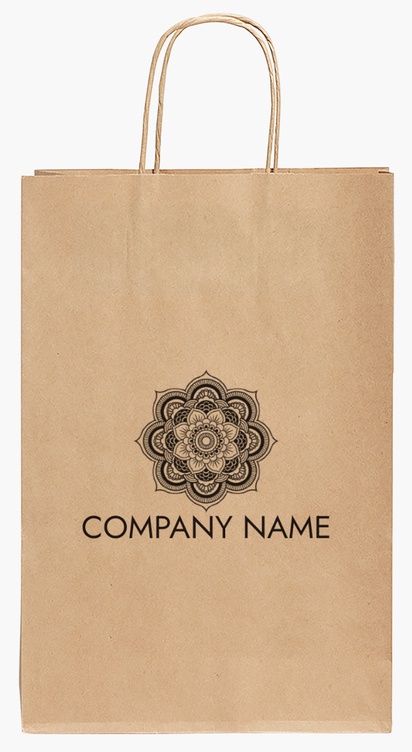 Design Preview for Design Gallery: Holistic & Alternative Medicine Paper Bags, 35.5 x 24 x 12 cm