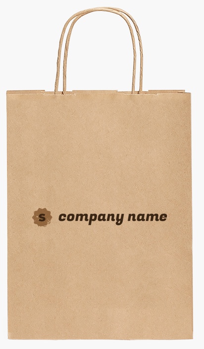 Design Preview for Design Gallery: Restaurants Paper Bags, 27.5 x 20.5 x 11 cm