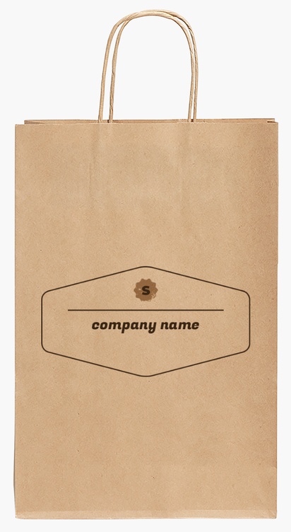 Design Preview for Design Gallery: Food Catering Paper Bags, 35.5 x 24 x 12 cm