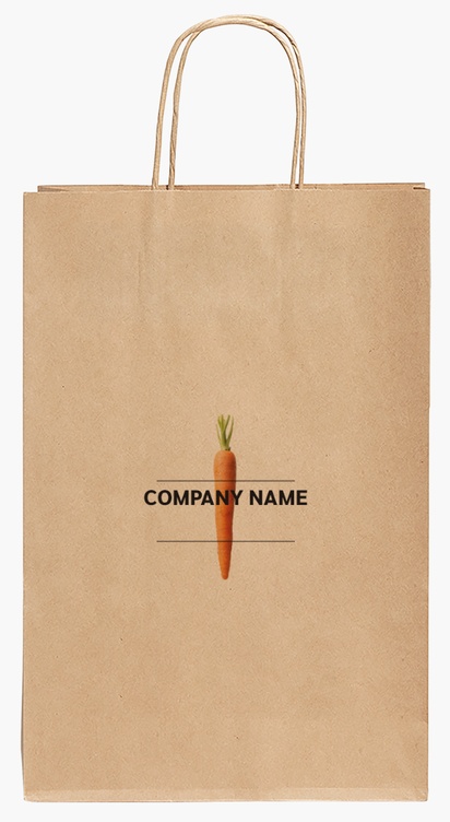Design Preview for Design Gallery: Farmers Market Paper Bags, 35.5 x 24 x 12 cm