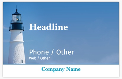 A lighthouse consulting gray blue design