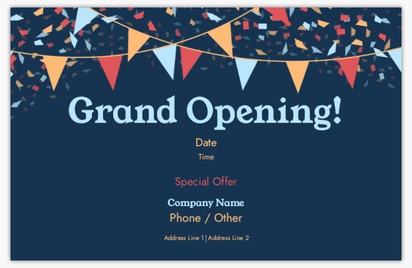 A new store opening bunting blue gray design for Purpose