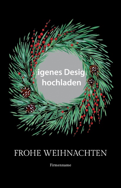 Designvorschau für Designgalerie: Weihnachtskarten, 18.2 x 11.7 cm  Flach
