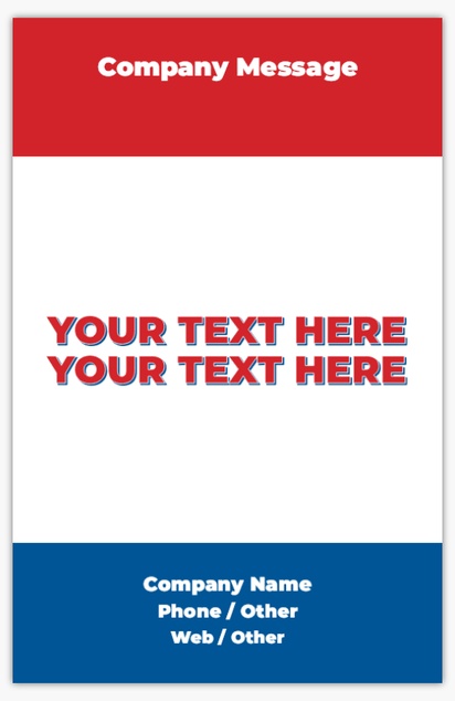 Design Preview for Conservative Posters Templates, 11" x 17"