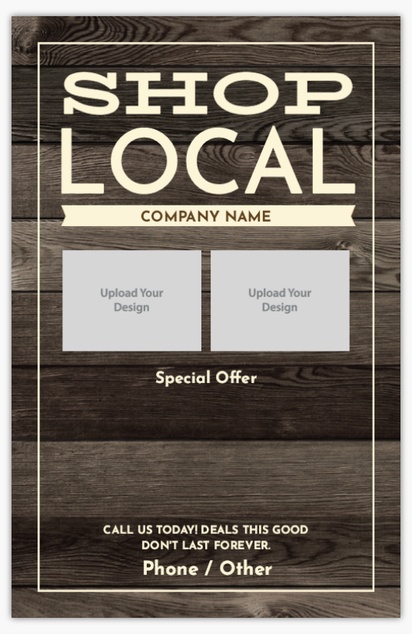 Design Preview for Retail & Sales Posters Templates, 11" x 17"