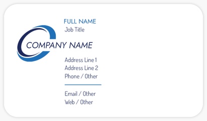 Design Preview for Design Gallery: Technology Rounded Corner Business Cards, Standard (3.5" x 2")