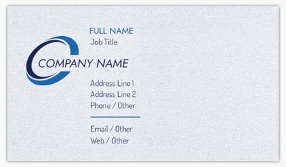 Design Preview for Technology Pearl Business Cards Templates, Standard (3.5" x 2")