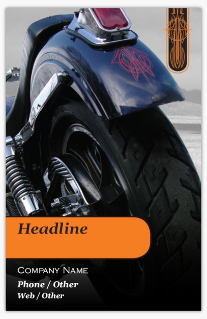 Design Preview for Motorcycles Posters Templates, 11" x 17"
