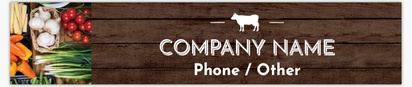 Design Preview for Design Gallery: Butcher Shops Vinyl Banners, 76 x 366 cm