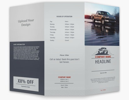 Design Preview for Design Gallery: Auto Rental Custom Brochures, 8.5" x 11" Tri-fold