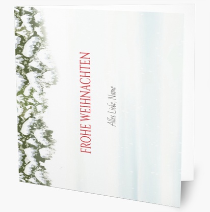 Designvorschau für Designgalerie: Weihnachtskarten, 14 cm x 14 cm  Klappformat