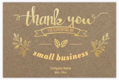 A thank you for your business typography gray cream design for General Party