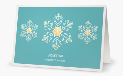 Anteprima design per Biglietti natalizi da stampare: modelli e design, 18.2 x 11.7 cm  Piegato