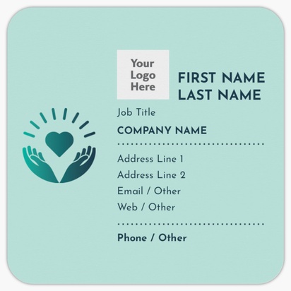 Design Preview for Design Gallery: Life Coaching Rounded Corner Business Cards, Rounded Square (65 x 65 mm)