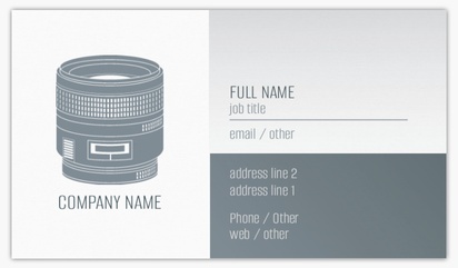 Design Preview for Design Gallery: Photography Matte Visiting Cards, Standard (89 x 51 mm)