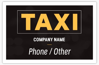 Design Preview for Taxi Service Car Magnets Templates, 11.5" x 17.6"