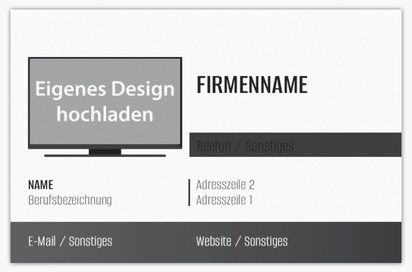 Designvorschau für Designgalerie: Standard-Visitenkarten Elektronik, Standard (85 x 55 mm)