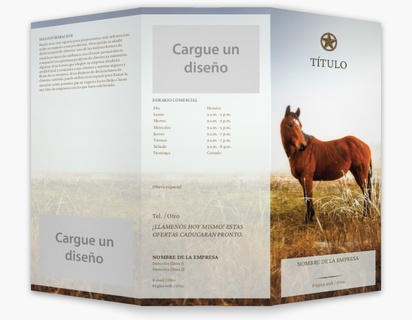 Un rancho caballo diseño blanco marrón para Animales con 2 imágenes